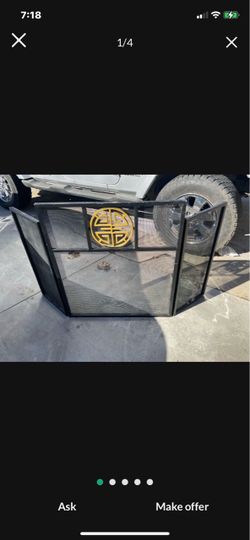 Beautiful Custom Fabricated Fireplace Shield Made To Last Decades Strong Metal Heavy