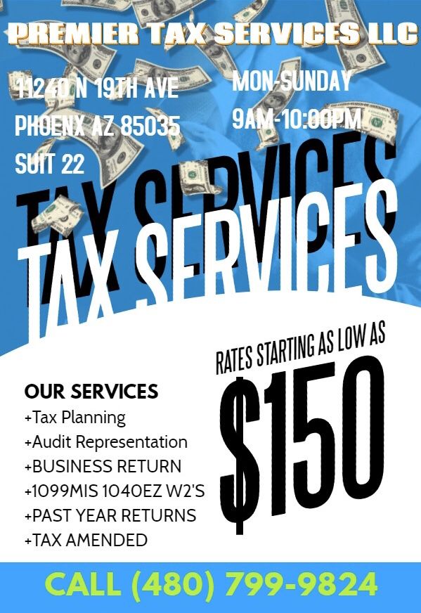 Tax preparation for Sale in Phoenix, AZ OfferUp