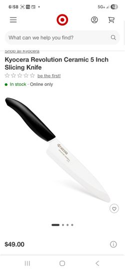 Kyocera ceramic kitchen knife