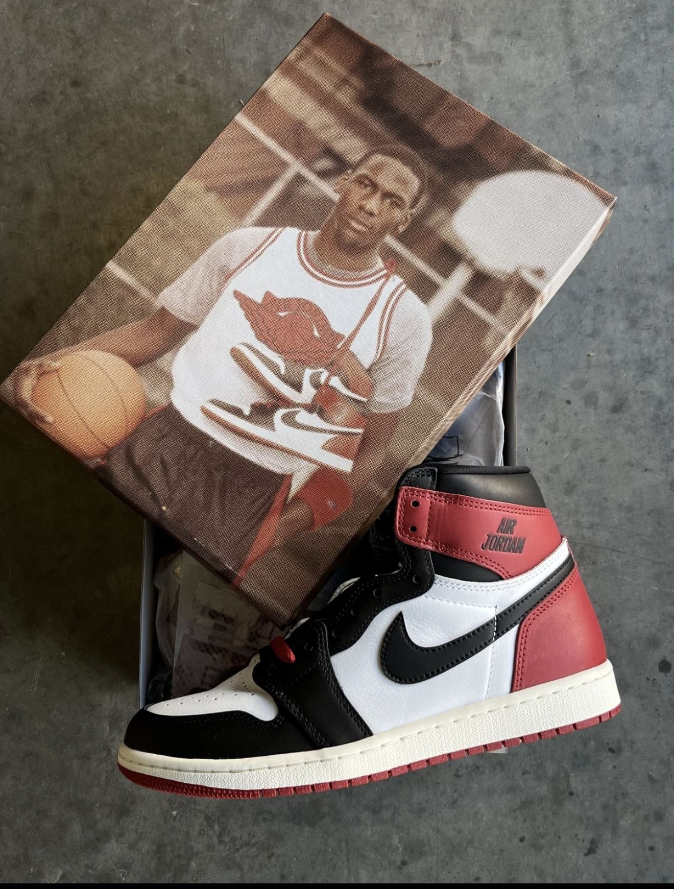 Jordan 1 High Black Toe 13m New DS