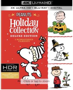 The Peanuts Holiday Collection Includes Digital Copy 4K Ultra HD Blu-ray