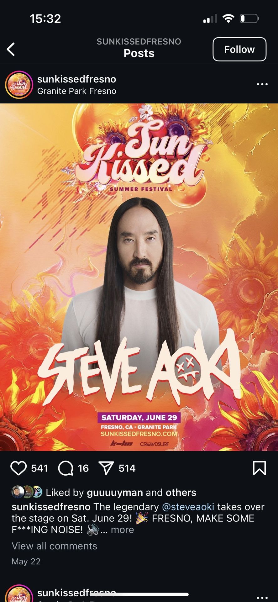 2 Tickets To Steve aoki
