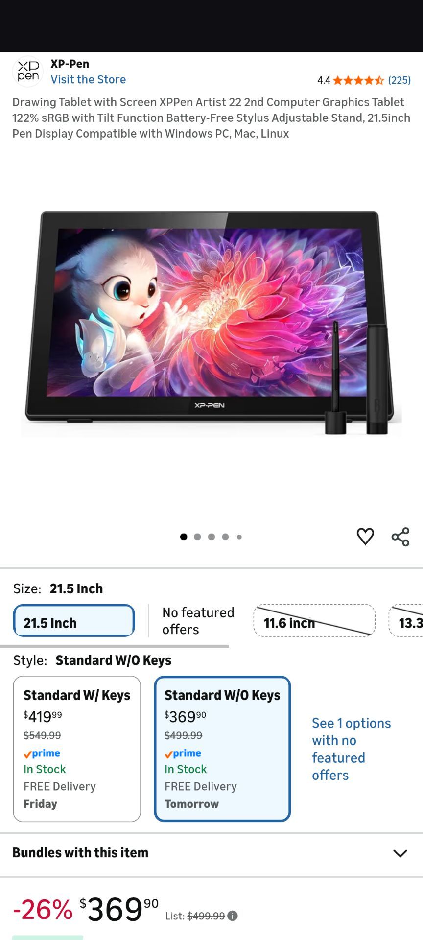 Brand new, never been used XPPen Artist Drawing Tablet