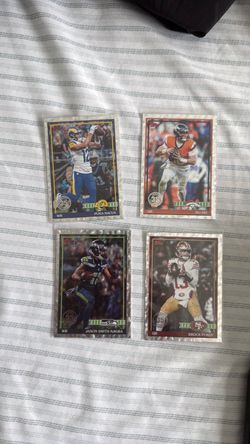 Topps NFL Football Cards Lot of 4