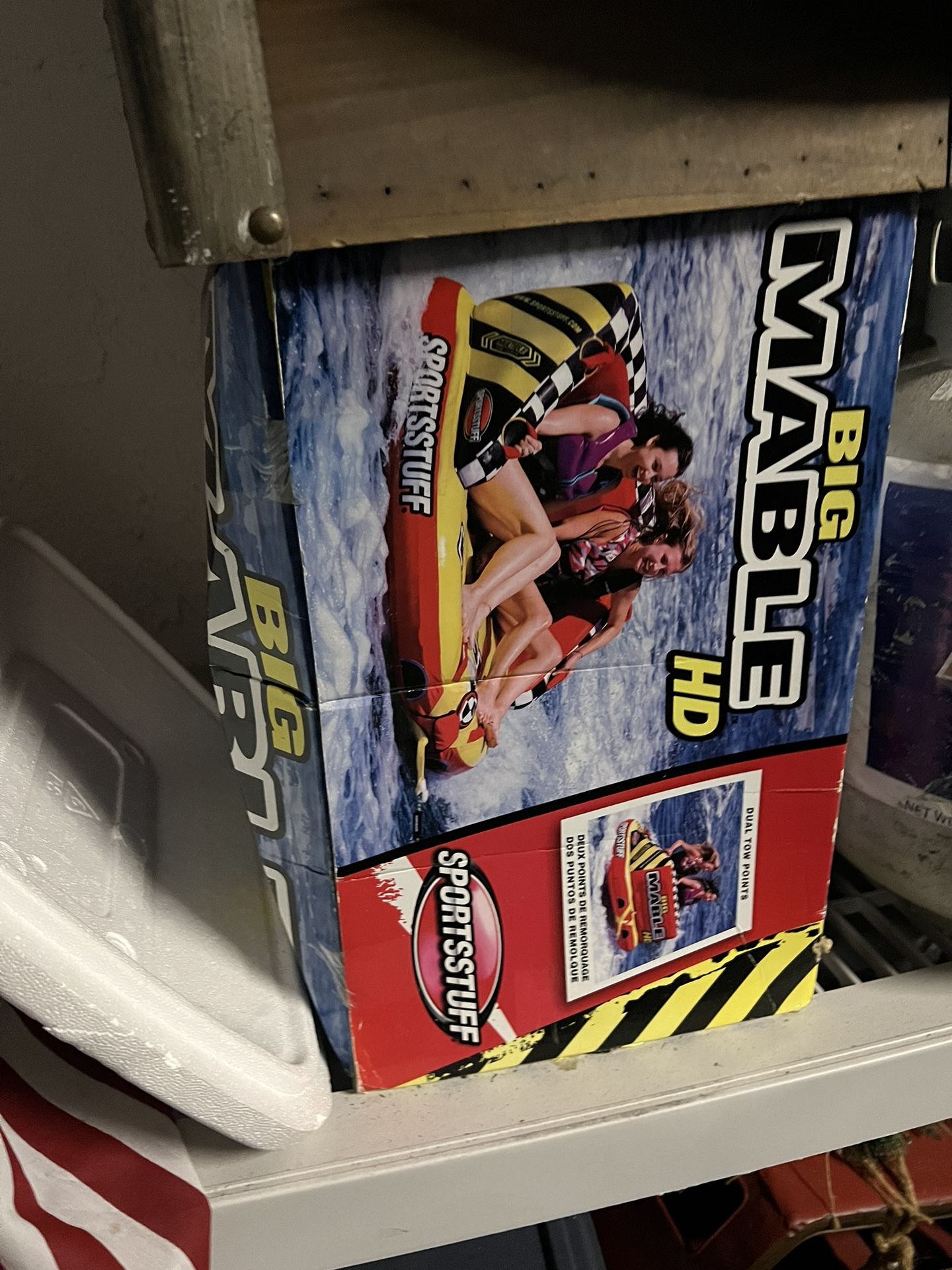 Brand New In Box Big Mable 2 Person Towable Tube
