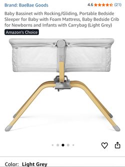 Bae bae goods Baby Bassinet with Rocking/Gliding~  Bae bae goods Moises para Bebe
