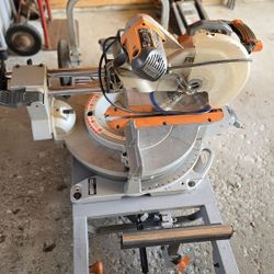 Ridgid Compound Miter Saw 12inch Slide With Table