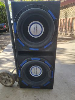 Power Acoustik Gothic Dual Subwoofer Box