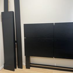 Queen Size Bed Frame With Memory Foam Mattress 