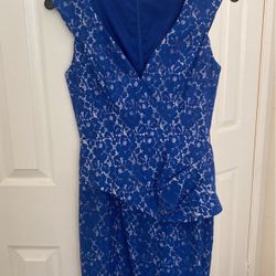Blue Lace Dress