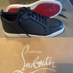 Louis Vuitton Marine Blue Leather Sneakers - Worn ONCE (Like New) - Size 11 - $600