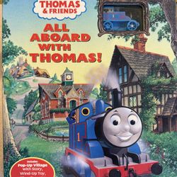 Thomas The Tank Engine - Rare Pop Up Book / Village!