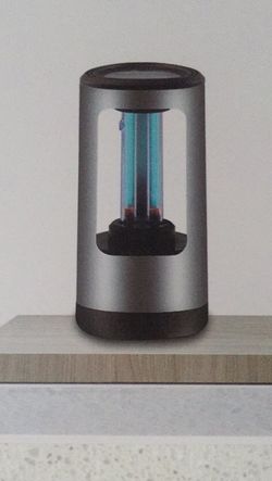 UV-C light air sanitizer for small room