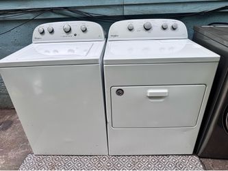 Whirpool washer and dryer