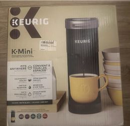 Keurig K-Mini Single Serve K-Cup Pod Coffee Brewer, 6-12 Oz, Matte Black ☕