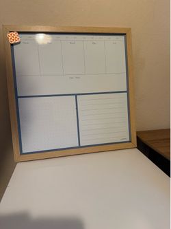 Small white board 16”x16”