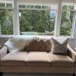 Classic Microfiber Couch 80”