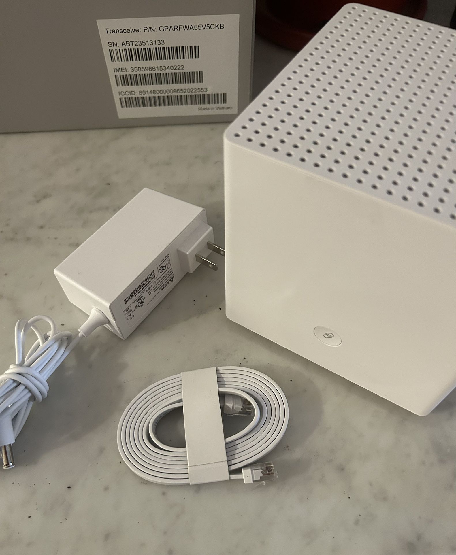 1 Wire Pre Paid Unlimited Internet Router.