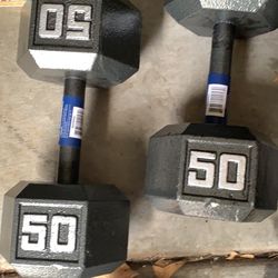 Dumbbells 50lbs