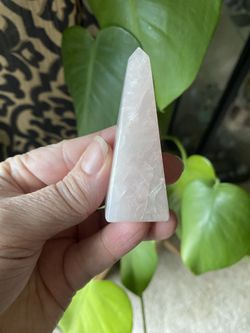 Mini Rose Quartz Obelisk 