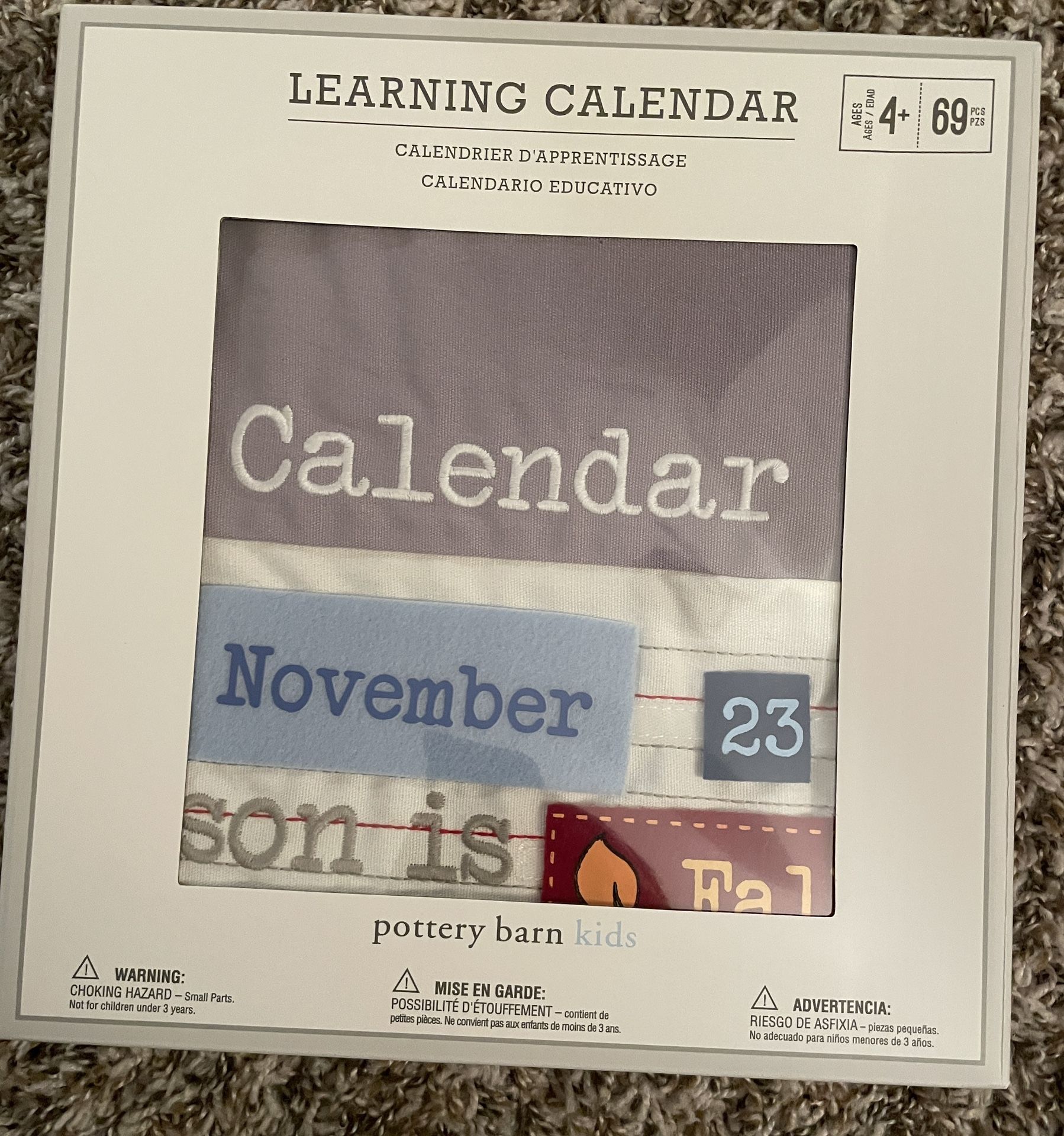 Learning Calendar by Pottery Barn Kids