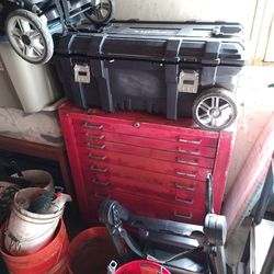Numerous Construction Tools Ranging From Spray Rig,Pressure Washer (Honda),Skilsaw,Wrenches (Numerous),Kobolt Saws All,Inpack Drivers,Drills,DeWalt A,