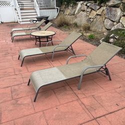 Lounge Chairs And Table