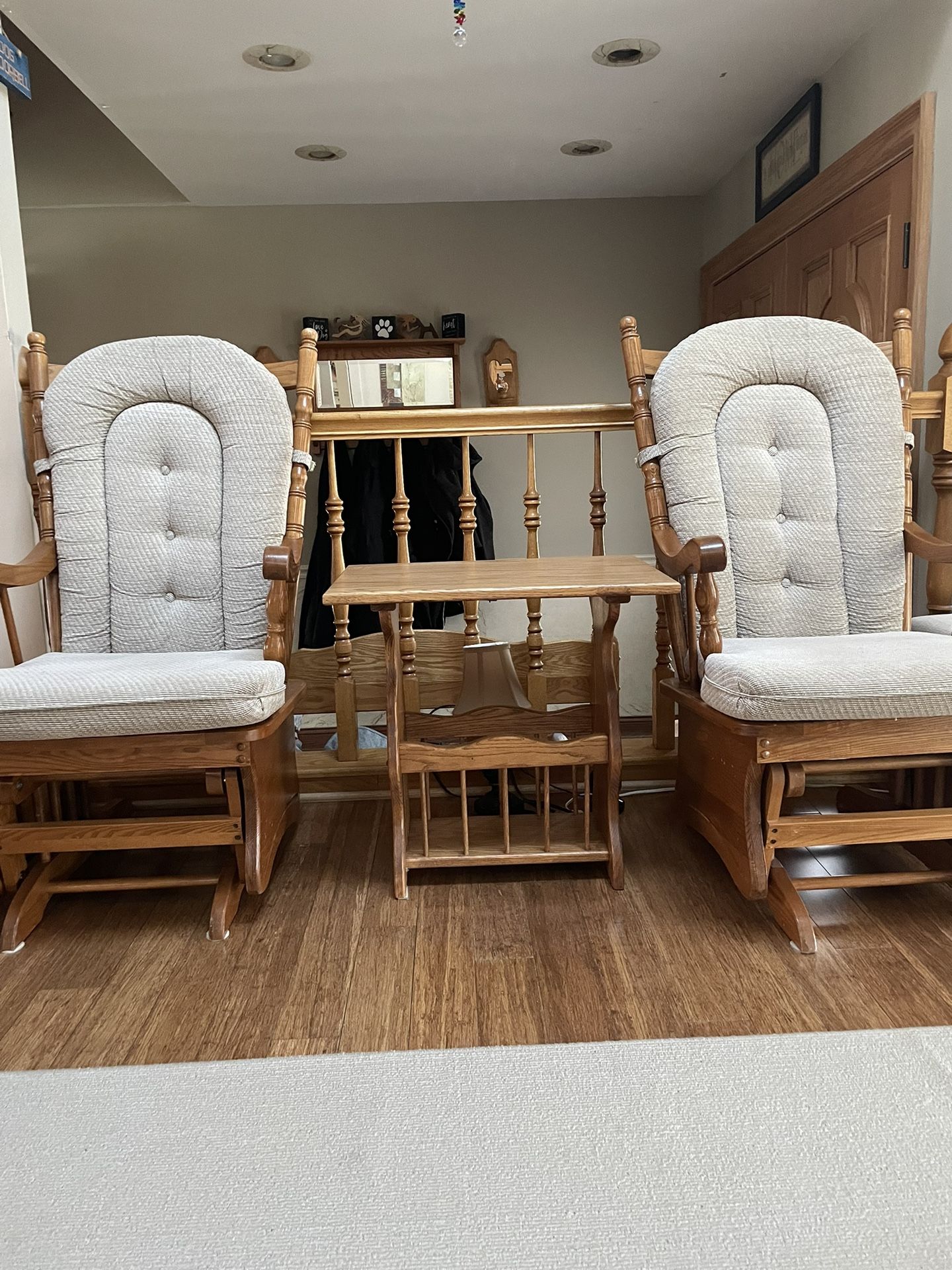 Rocking Chairs And Table