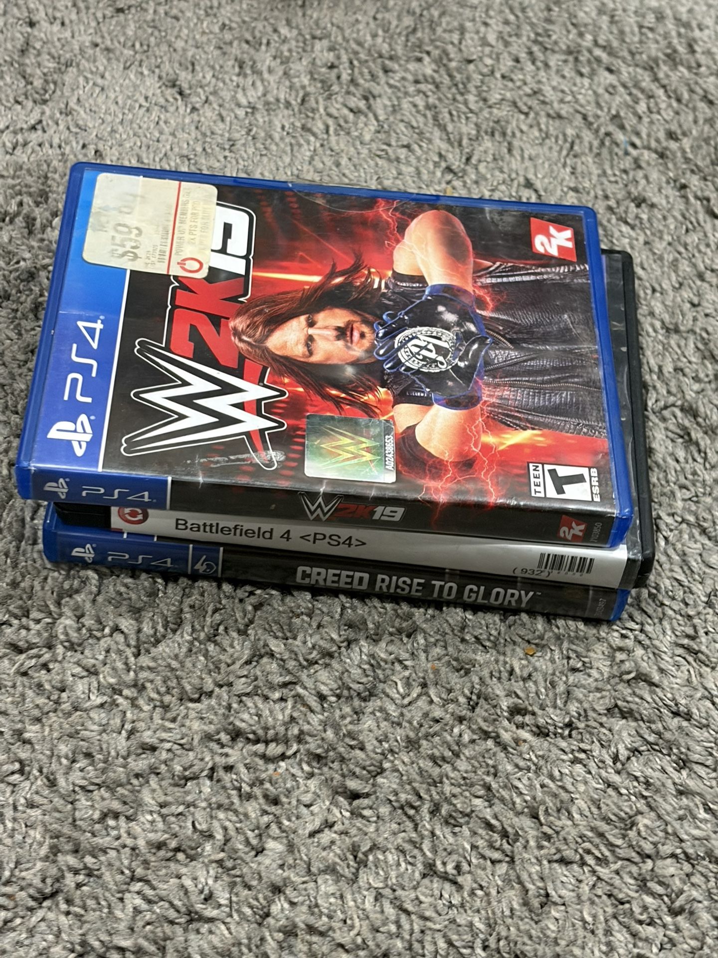Wwe 2k 19 And battfield 4