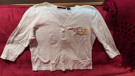 Greyhound In Full Tuck Embroidered Henley Shirt