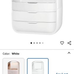 Make-up cosmetic organizer with handle