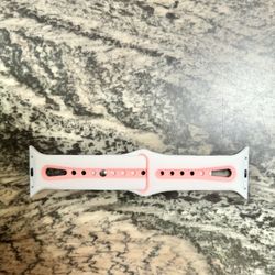 Apple Watch Band - Pink And White