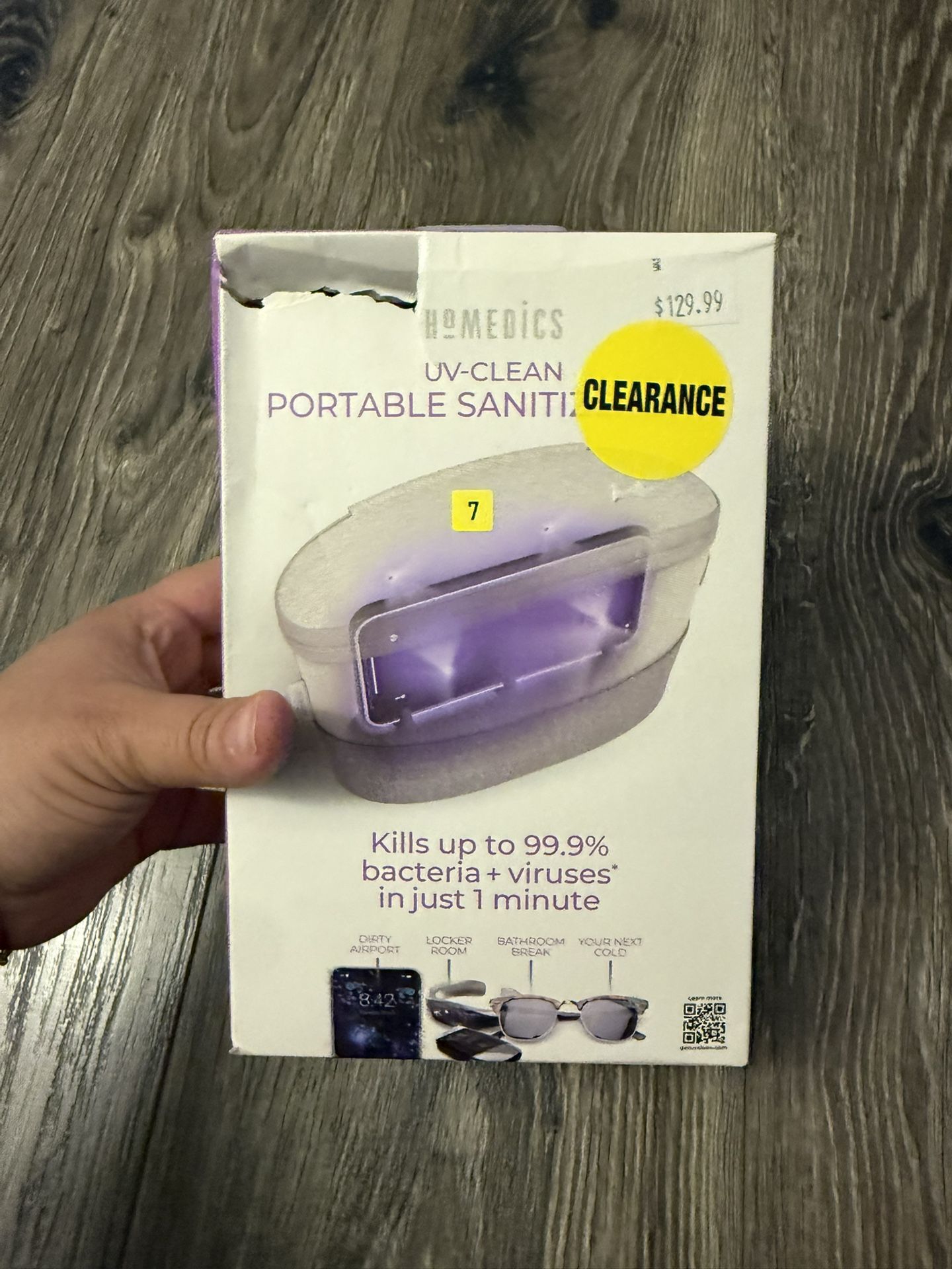 HoMedics UV-CLEAN Portable Sanitizer