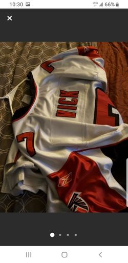 White and red Vick jersey