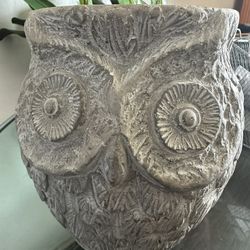 Owl Pot, Good Condition For Gardening 