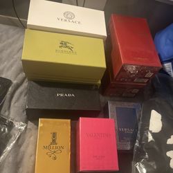 perfumes, glasses