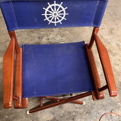 Telescope Antique Folding Captains Chair