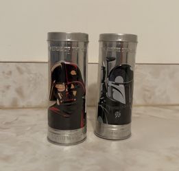 Lot of 2 Vintage Star Wars 2005 Burger King Watches Darth Vader Hans Solo SEALED