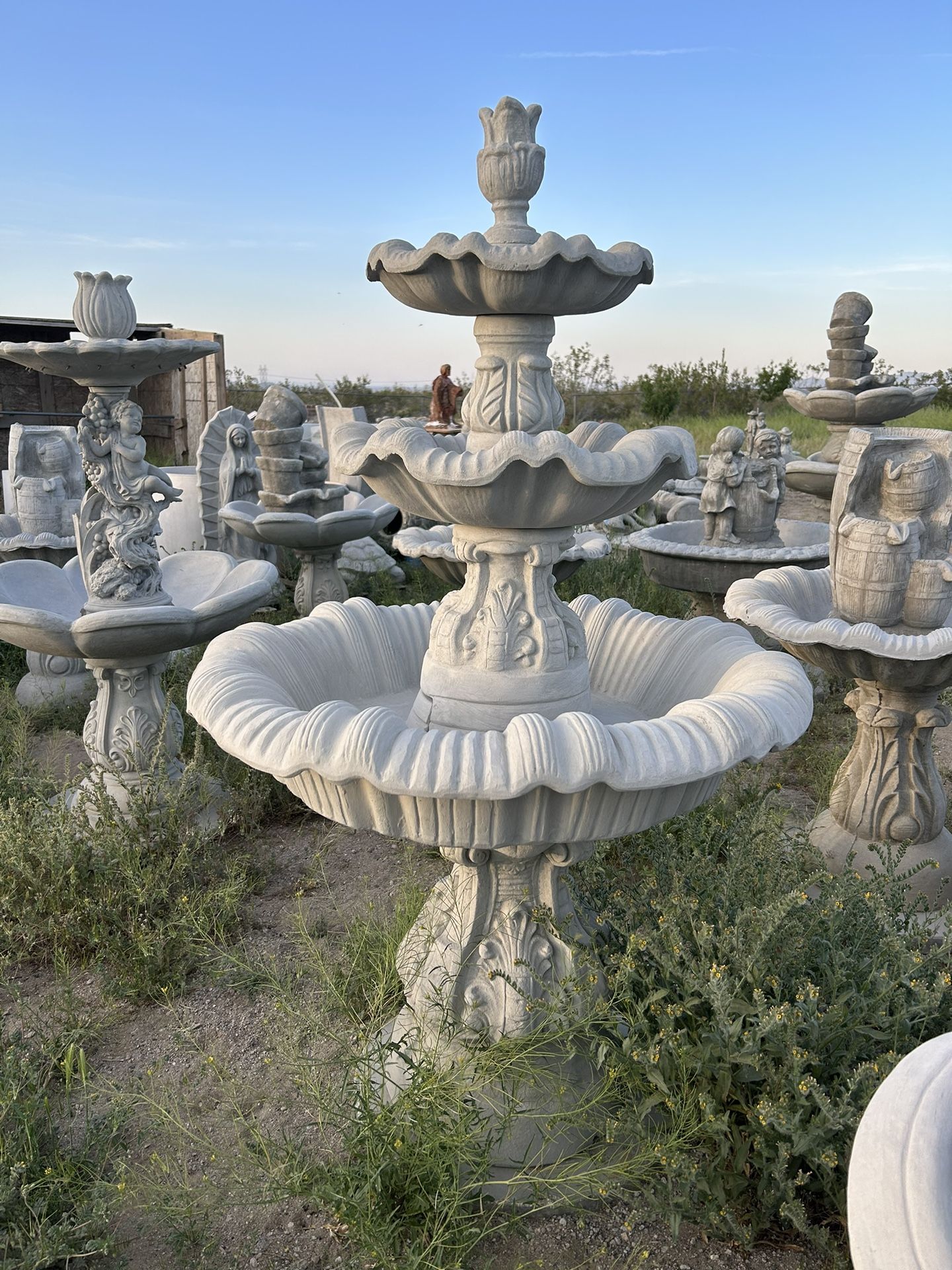 New Water Fountain Made Out Of Cement