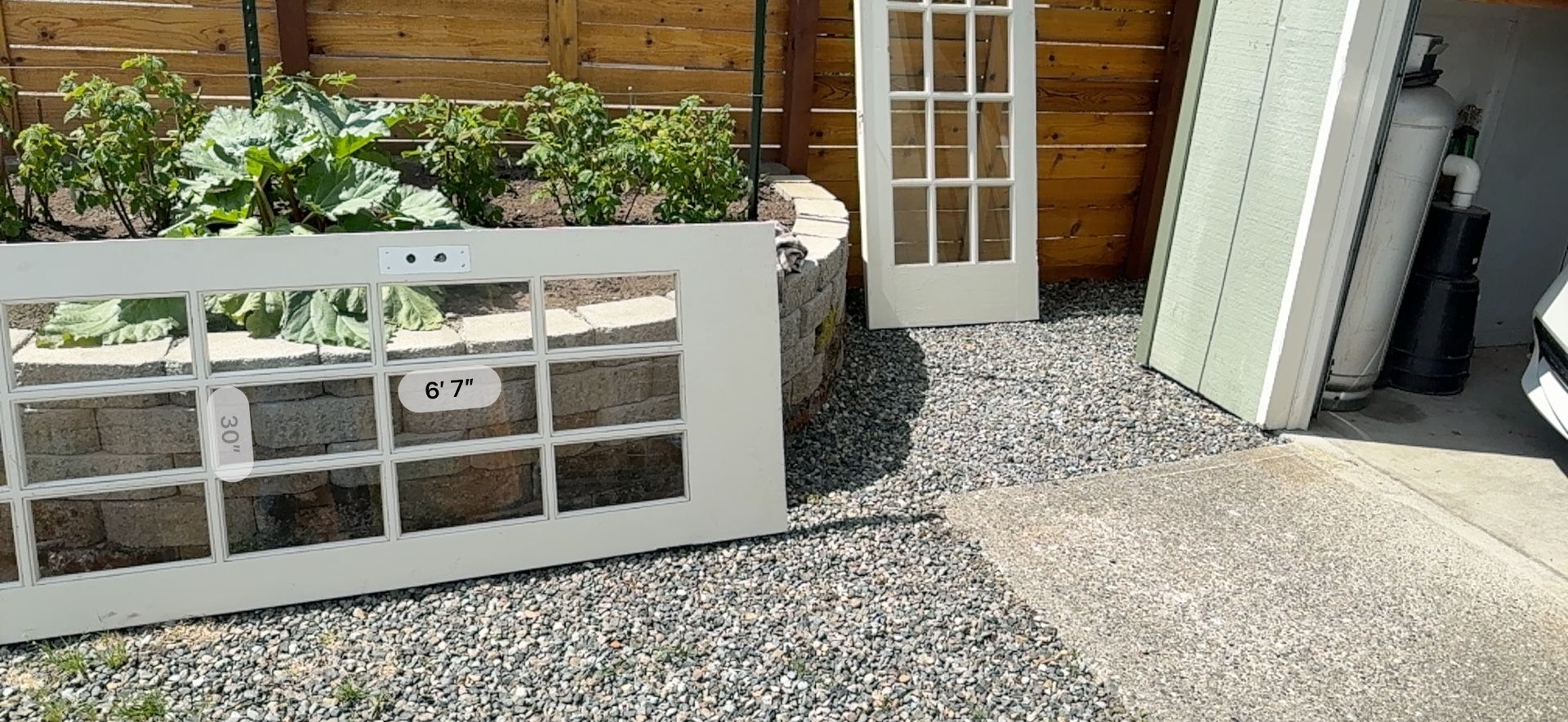 2 Old Window Doors - Parlor Doors. Price For The Pair.