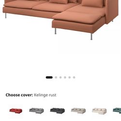 Brand new IKEA SÖDERHAMN 4 seat sectional with chaise (frame only) still in original box.