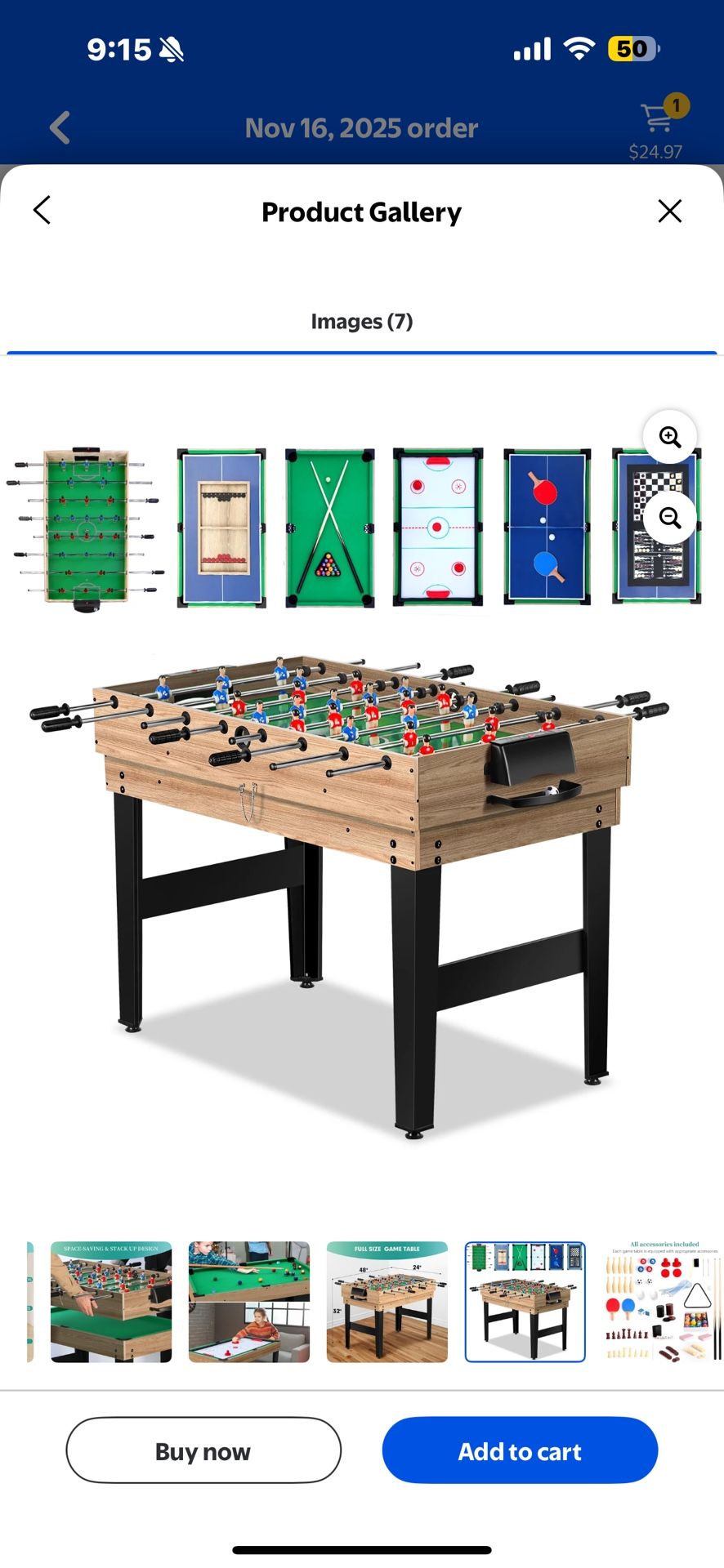 Combo Game Table