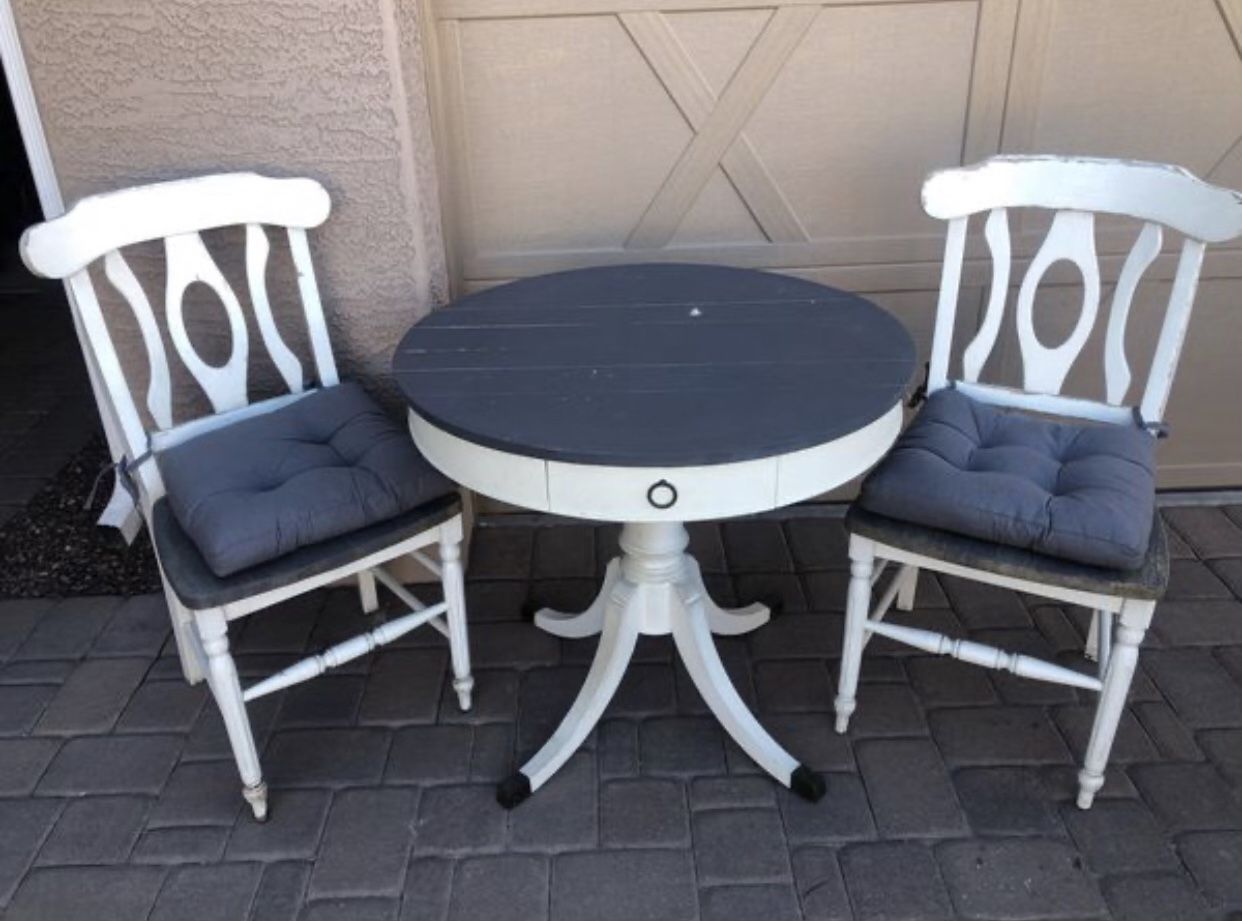 Vintage 2 Person Table And Chairs