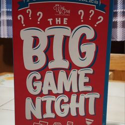 The Big Game Night Includes Four EPIC Games and Everything You Need to Play NWT