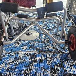 TMS CART-CANOE/KAYAK-KY001 New Jon Boat Kayak Canoe Carrier Dolly Trailer Tote Trolley Transport Cart Wheel