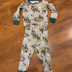 Toddler Mickey Mouse Pajama Set Shipping Available 