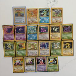 Pokemon Card Lot * Holo - Jungle Fossil Base Shadowless *
