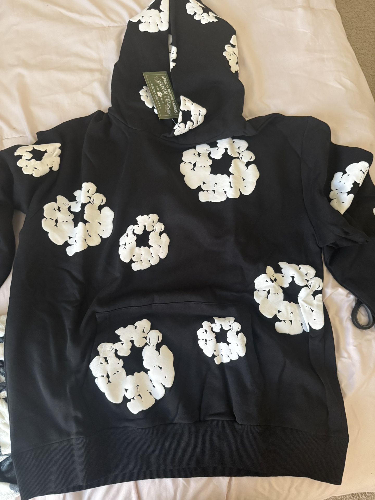 Black Denim Tear Hoodies