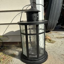 Lighthouse Lantern Black Metal