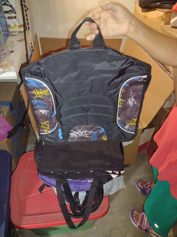 Messenger Bag Black And Blue